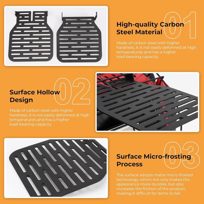 Ourhom حامل سخان، متوافق مع Mr. Heater Buddy MH9BX، MH12HB، MH18B، حامل مروحة موقد خشبي للسخان، حامل سخان متعدد الأغراض للأشياء المدفأة في الهواء الطلق، ملحقات سخان Buddy - Image 3